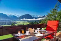 180-degree panoramic view, garage, internet, mountain railroads included Hotels in Oberstdorf