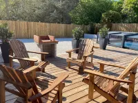 Near Soulac/sea House sleeps 6 with indoor heated swimming pool
