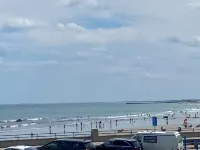 Beach front , across the street form the sand