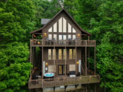 Mountain Retreat with Hot Tub and Indoor Slides - Charming Cabin Escape