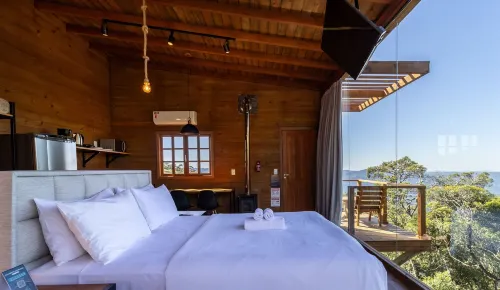 Cabana romântica com vista na serra VST033 Hotels in Anitápolis