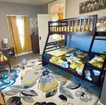 Historical riverfront home in beautiful LeClaire. Kid and pet friendly!