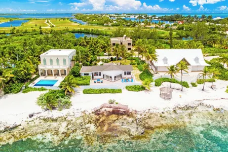 2 private beachfront villas side by side, 5 bedrooms, Rum Point, Grand Cayman!