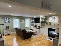 Beachside Bliss: Modern Comfort Steps from Scenic Trails, Sleeps 10!