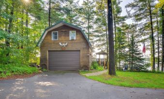 Lakefront Harrisville Cabin w/ Dock & Decks!