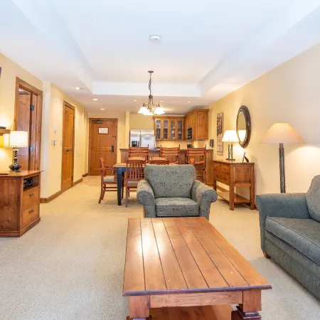 One Bedroom Condo with Large Balcony over Mountaineer Square 1 Condo - No Cleaning Fee! by RedAwning