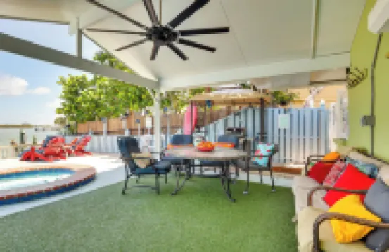 Waterfront Getaway w/ Pool & Dock - Walk to Beach!
