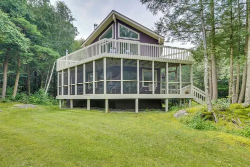 Lakefront Otis Home w/ Stunning Views & Boats! - Country Houses