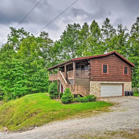Bryson City Cabin w/ Hot Tub, Views & Pool Table!