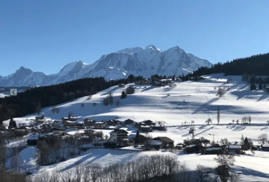 Duplex, breathtaking Mont Blanc view, renovated, 3 bedrooms