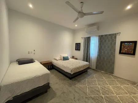 Charming 3-bedroom house in delightful Lo de Marcos with WiFi, AC