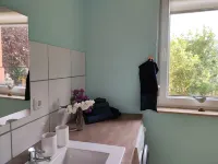 Stork's nest with large garden for vacation guests