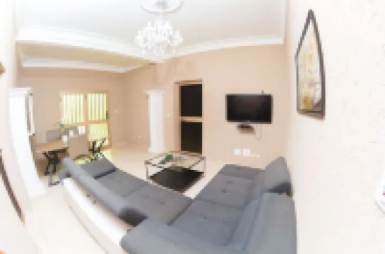 2bed air-conditioned living room apartment