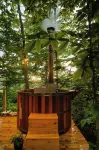 Off-Grid w/ Wood Fired Hot Tub - Modern and Cozy - 4 Kayaks Included - 90 Acres