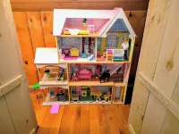 "Timber Lodge", Rustic 4BR Log Cabin + Guesthouse