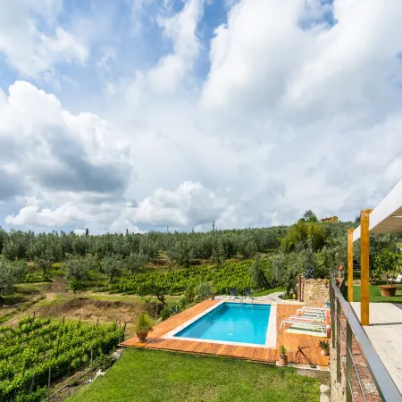 Farmhouse in Vinci with Pool and Tuscan Views