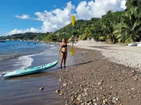 Sunset views in nature and Wifi Hotels in Roseau