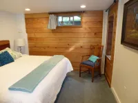 PORTHOLE:  Peaceful with a private, locked, covered patio to relax/ store bikes.
