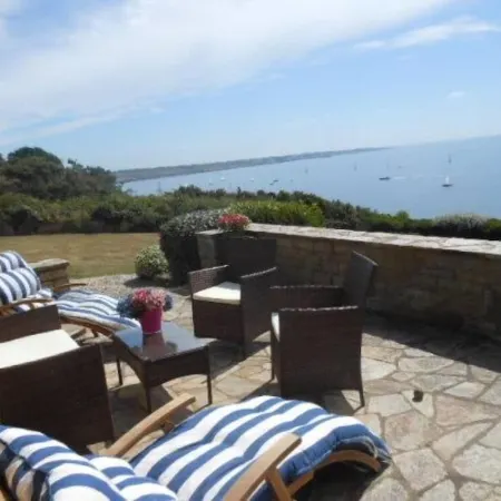 Port Manech: House with garden exceptional sight ocean (180°)