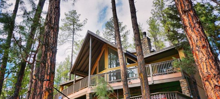 The Ultimate Family Hideaway– Peaceful Lodge with Theater, Arcade & Forest Views パインのホテル