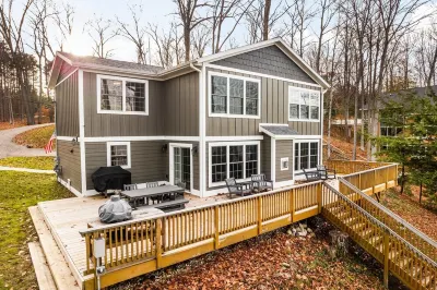 Long Lake Retreat: Deck, Dock, BBQ, and Brand-New Sloped Path!