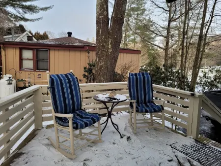 Relaxing 2 bedroom river side home. Home located in Banner Elk, NC