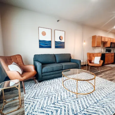One bedroom guest suite at Generations on 1st