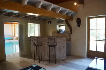 Apartment with swimming pool and place of relaxation and leisure