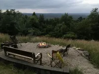 Guests enjoy their own one bedroom apartment in the Ozarks