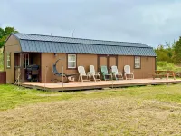 Primitive cabin with additional camping room