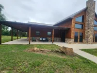 The Farmhouse is a perfect getaway with a beautiful view of the sunset!