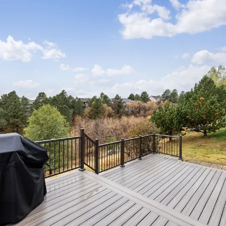 Immaculate modern home with stunning views nestled into a beautiful valley.