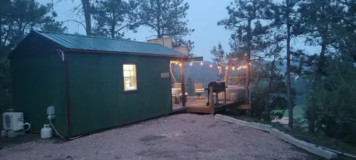 Eagle's Nest Cabin / Sibley4 Tent combo @EvansCliff hot tub canyon views
