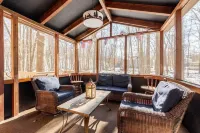 Private Wooded Escape w/ Hot Tub + Fire Pit
