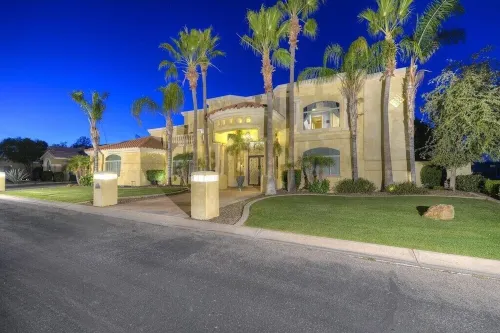 STUNNING 8 Bedroom Mansion on Golf Course! Heated Pool/Spa! Theater Room!