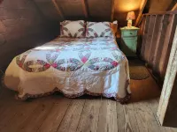 Mullins Log Cabin 1850s Rustic Cabin Near Ark  Sits on 5 AC15 Min to Ark - 샬레 호텔