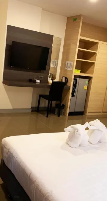 ห้องพักสำหรับสามท่านพร้อมระเบียง