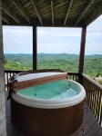 HIDDEN CHALET GEM IN BLUE RIDGE MOUNTAINS,PETS.HOTTUB 4500 ELEVATION SKING OPEN