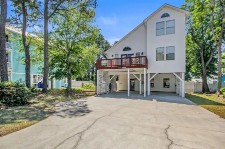 Private Heated Pool and Outdoor Patio - Charming Beach House Retreat