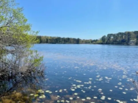 Waterfront Modern Home in Eastham, on a Pond 伊斯特姆酒店