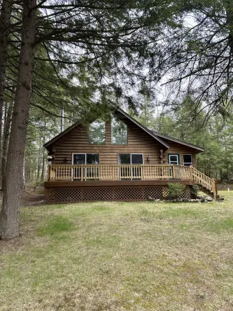 Lake Access and Trail Adventures Await - Charming Log Cabin