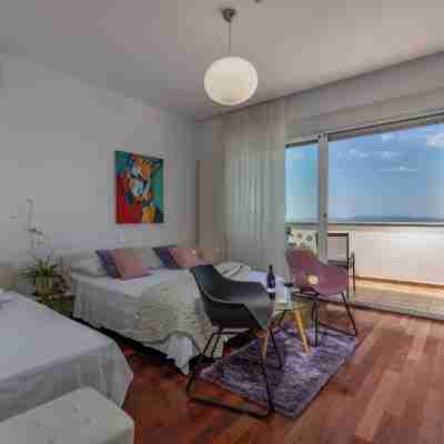 Terra Magica Deluxe Apartment or Room with Private Parking, Terrace and Sea View Rooms