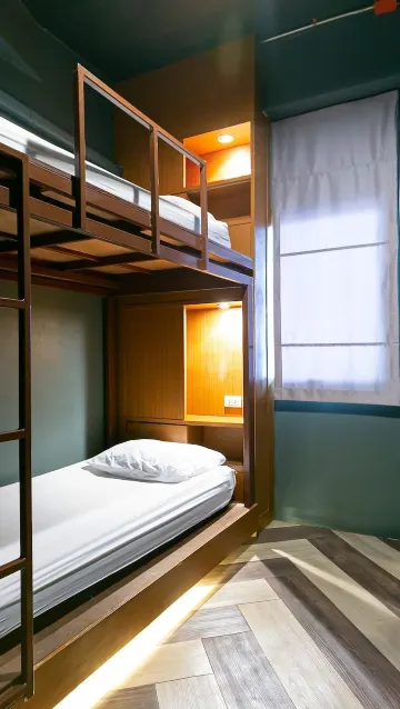 ห้องเตียงแฝด - ห้องน้ำส่วนกลาง