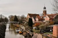 Cozy vacation apartment near the fishing port of Ditzum - non-smoking