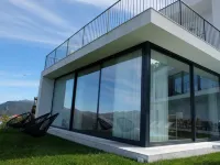 Modern house with fantastic views over the River and the Serra do Gerês