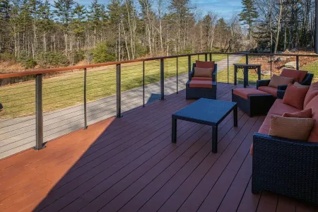 Nestled on the edge of the woods near Mount Monadnock