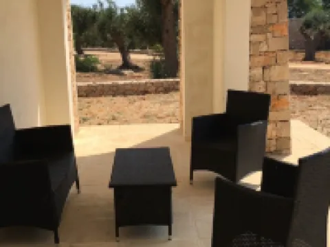 San Gregorio Villa with Secular Olive Grove, Garden, Porch and Private Pool Hotels in Patu