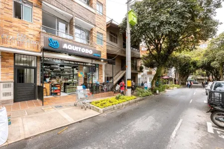 2024 New boutique 2B/1B balcony condo in famous Parque de Sabaneta