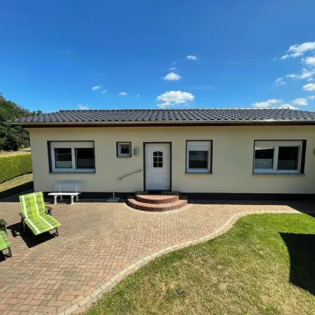 Holiday house on separate grounds directly at the nature park Mecklenburg Switzerland
