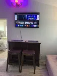 Dream bathroom , full kitchen , private patio and lovely studio